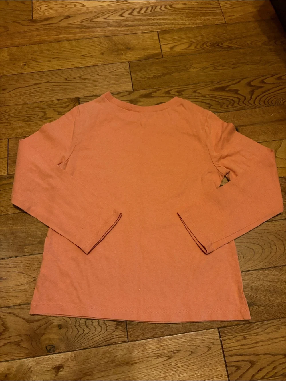 Pumpkin Spice Carter’s Long Sleeve Kids Tee - Orange